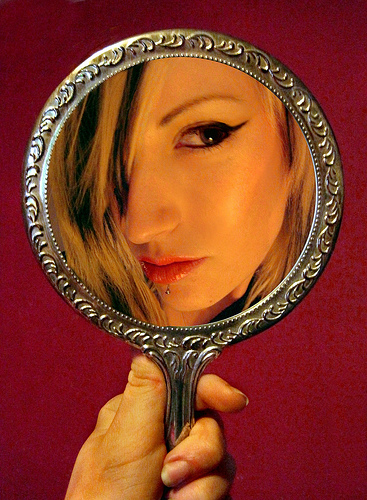 cosmetic wall mirror