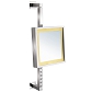 Combination lighted makeup mirrors