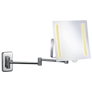 Battery Powered Wall-hung LED Makeup Mirror With Lights