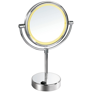 Battery Powered Double-side LED Lighted Vanity Mirror