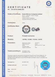 TUV Certificate